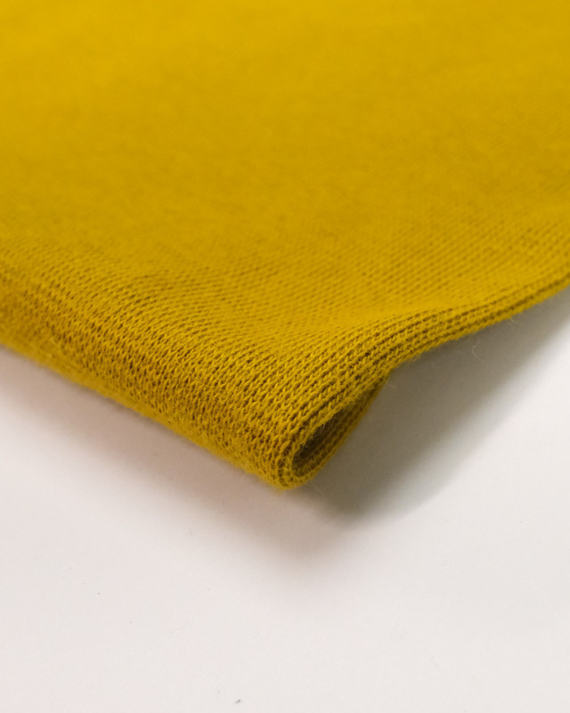 Rib Cuff Fabric Saffron - Leonore - Maison Klem